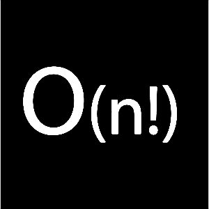 O(n!) Architecture Logo - Suleiman Alhadidi square- B&W