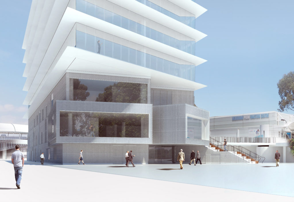 Melbourne Park Media and Adminstration Building - Melbourne- Australia Building Informaiton Modelling and Computational Design - HASSELL - Suleiman Alhadidi