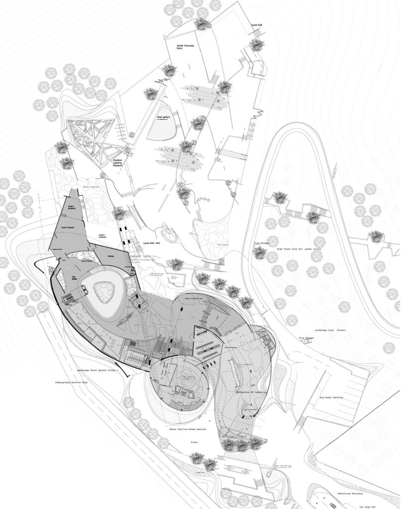 Royal Botanic Garden - Tal Alrumman Jordan - Visitor complex Suleiman Alhadidi