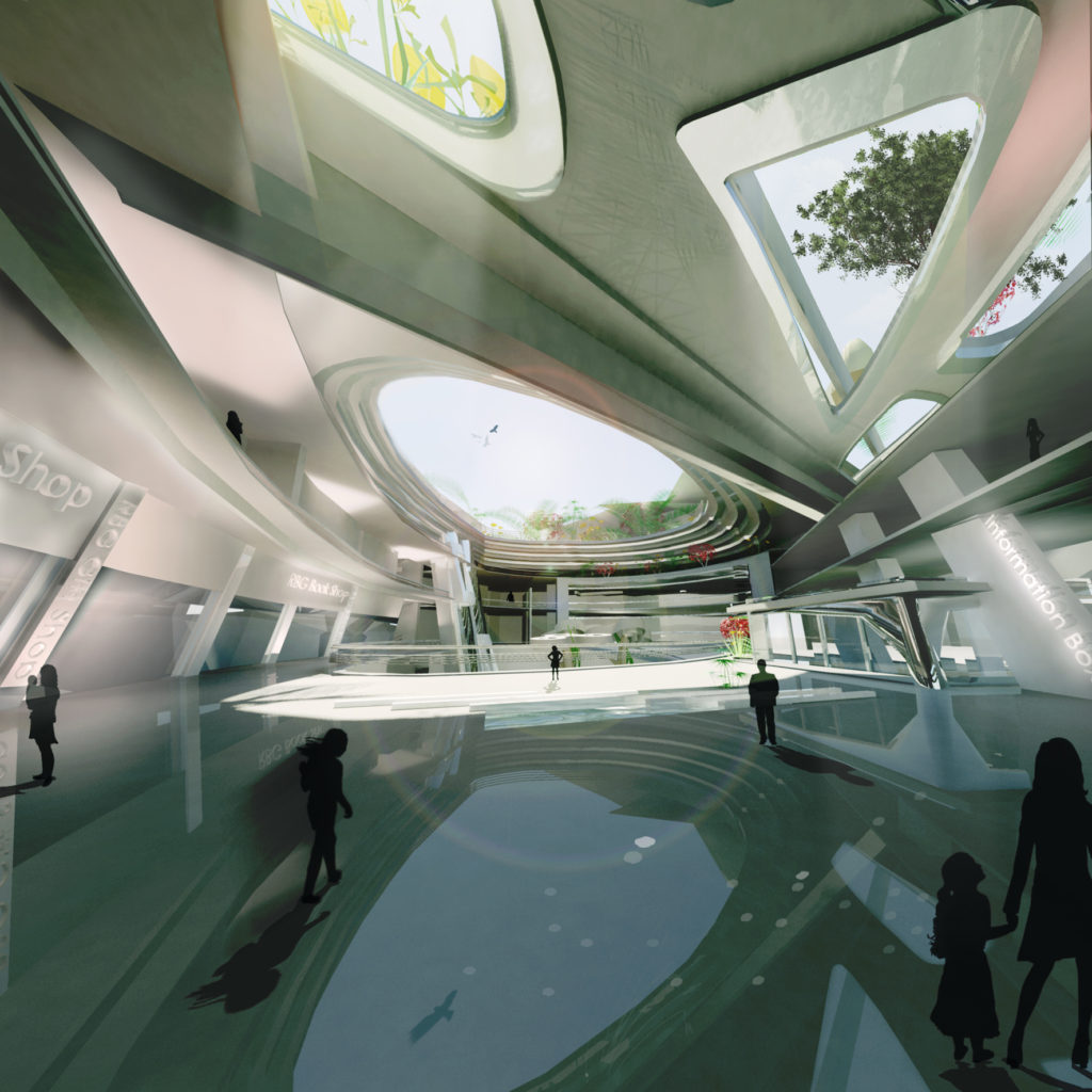 Royal Botanic Garden - Tal Alrumman Jordan - Visitor complex Suleiman Alhadidi