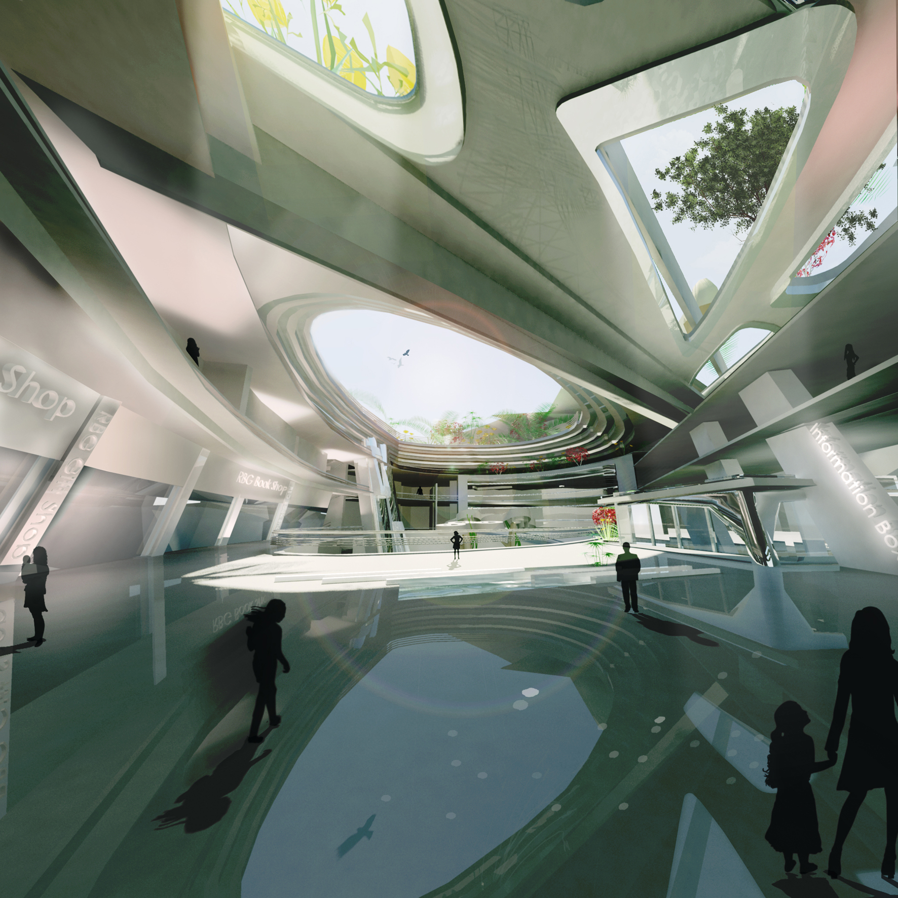 Royal Botanic Garden - Tal Alrumman Jordan - Visitor complex Suleiman Alhadidi