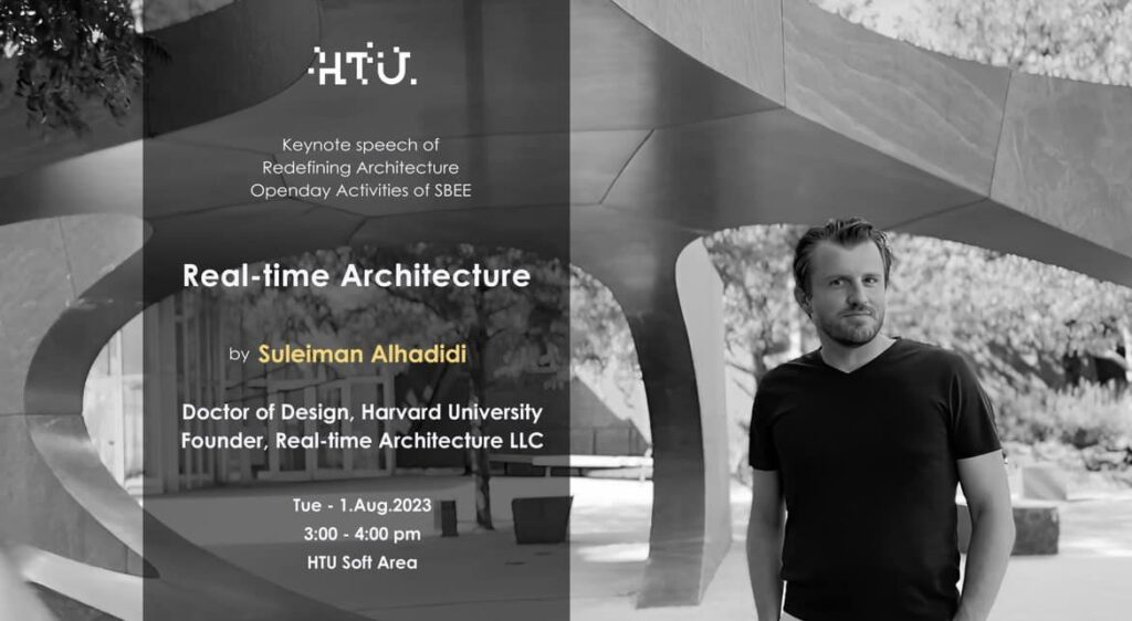 Real-time Architecture - Keynote at Hussain Technical University- Amman, Jordan